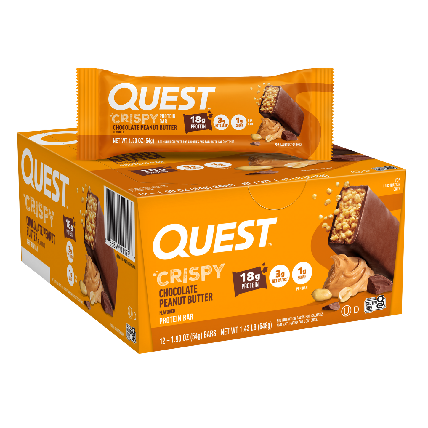 chocolate-peanut-butter-crispy-hero-protein-bars-g2 400095_QN_USA_Pkg_Crispy_ProteinBar_CPB_12ctCarton_3D_Composite_Force.png